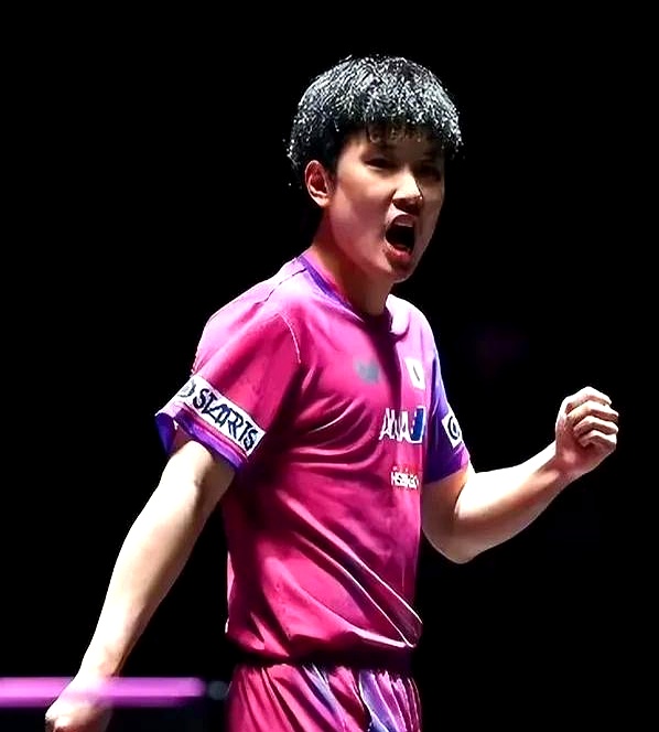 中国乒乓球队横扫波兰乒乓球队，张本智和高光表现的简单介绍