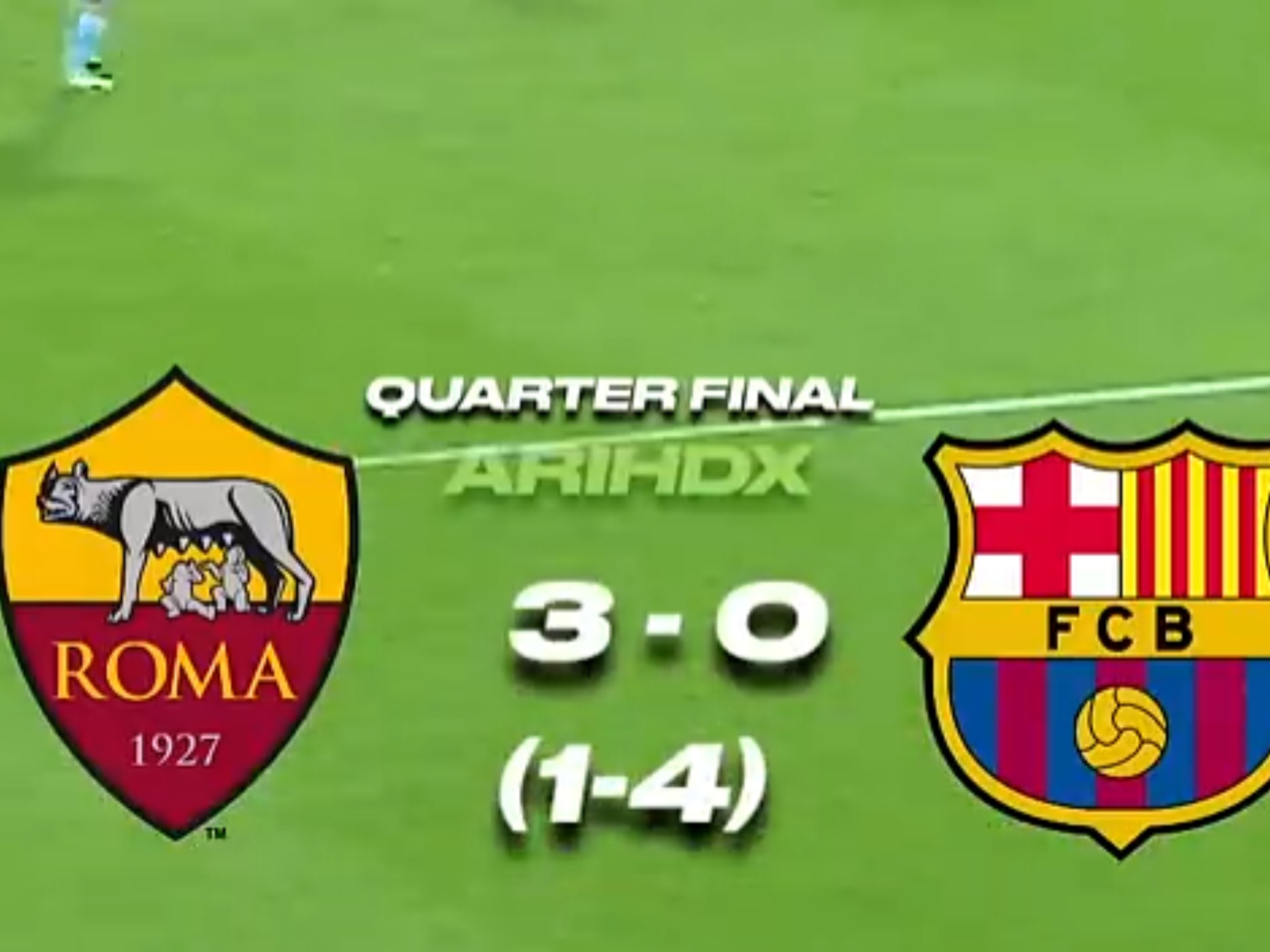 罗马力克巴塞罗那，取得突破