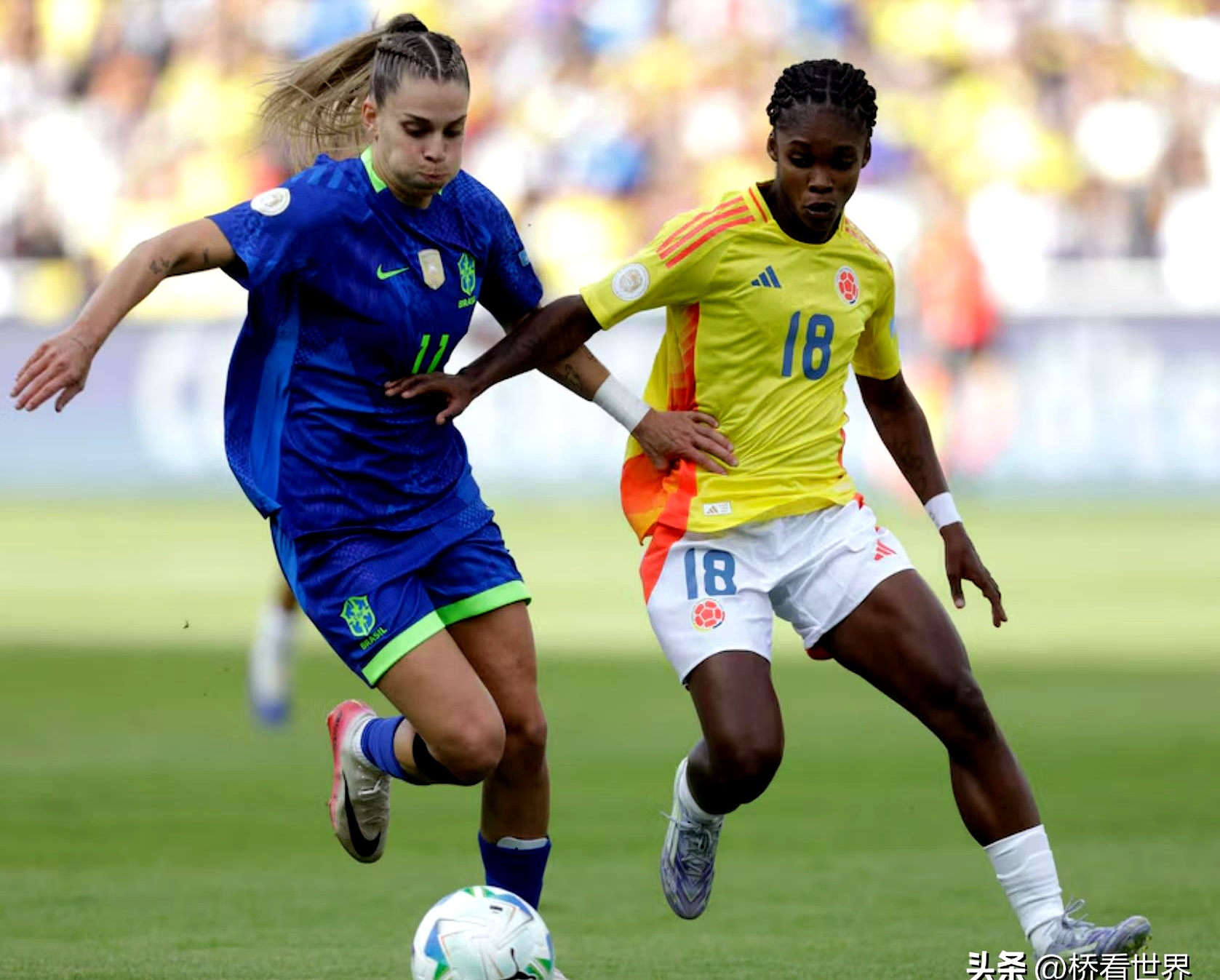 哥伦比亚女足战斗到最后一刻